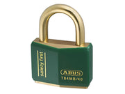 ABUS Mechanical T84MB/40mm Green Rustproof Padlock - 10022716-01