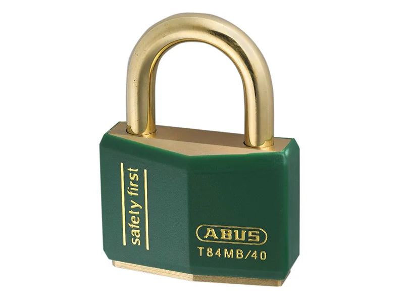 ABUS Mechanical T84MB/40mm Green Rustproof Padlock - 10022716-01
