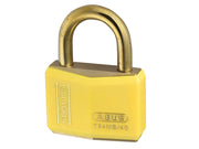 ABUS Mechanical T84MB/40mm Yellow Rustproof Padlock - 10028354-01