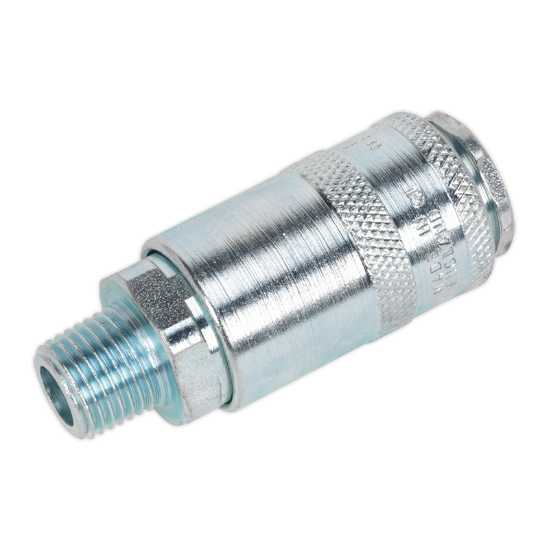 Sealey PCL Coupling Body Male 1/4" BSPT - Pack of 50