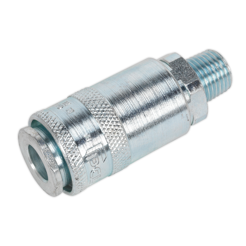 Sealey PCL Coupling Body Male 1/4" BSPT - Pack of 50