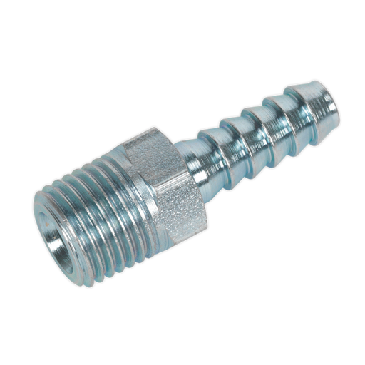 Sealey PCL Coupling AC08 1/4" BSPT Male Tailpiece - Pack of 5