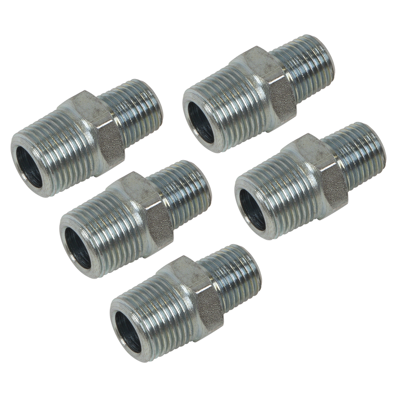 Sealey PCL AC101 Reducing Union 1/2" to 1/4" BSPT - 5 Units
