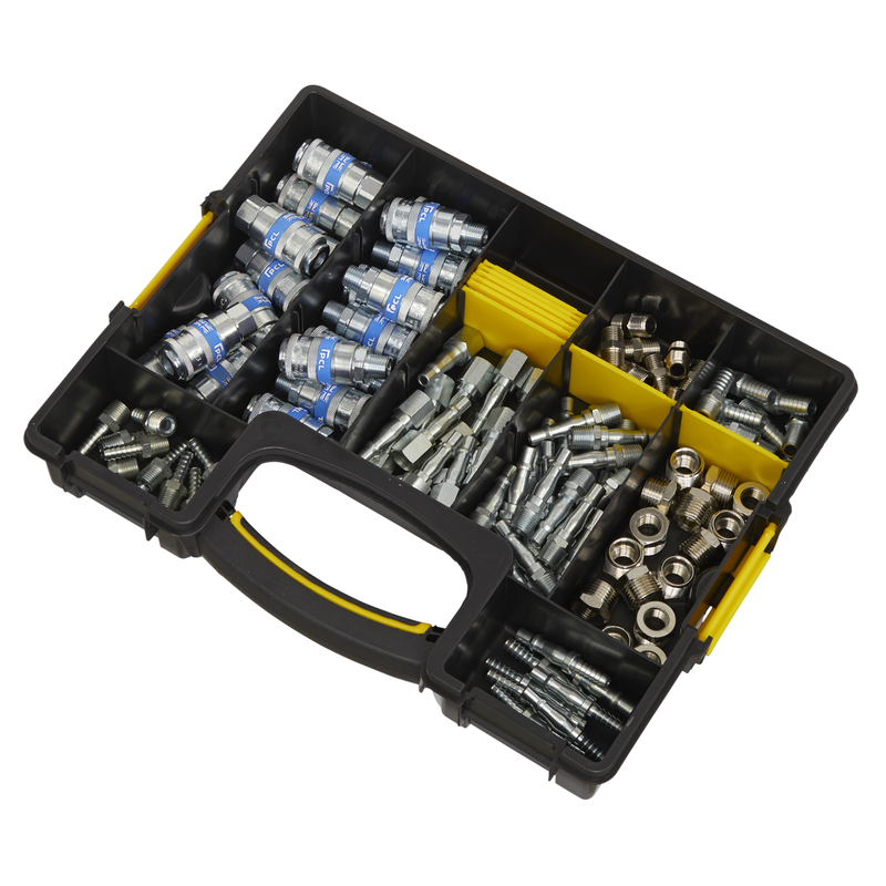 Sealey PCL 110 Piece Coupling Kit with Storage Case