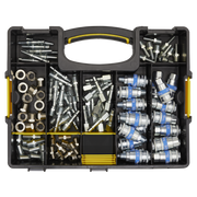 Sealey PCL 110 Piece Coupling Kit with Storage Case