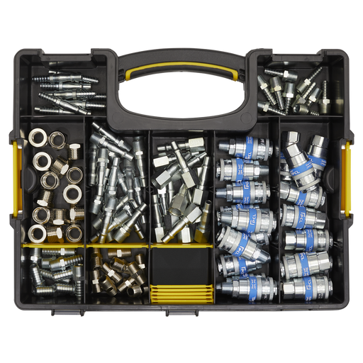 Sealey PCL 110 Piece Coupling Kit with Storage Case