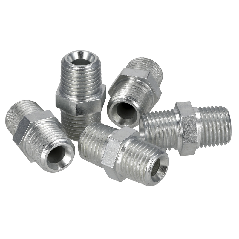 Sealey PCL Coupling AC12 1/4" BSPT - Pack of 5