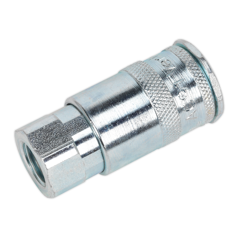 Sealey PCL Coupling Body Female 1/4" BSPT - Pack of 50