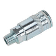 Sealey PCL Coupling Body Male 1/4" BSPT - Pack of 50