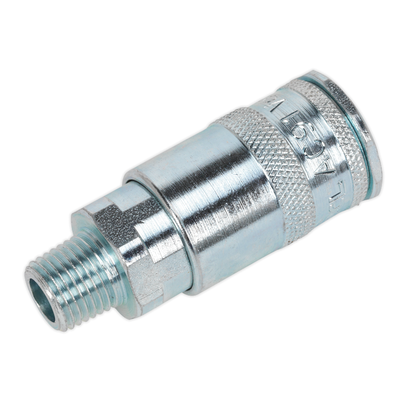 Sealey PCL Coupling Body Male 1/4" BSPT - Pack of 50