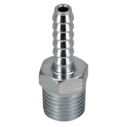 Sealey PCL Screwed Tailpiece Male 1/4"BSPT - 3/16" Hose - Pack of 5