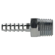 Sealey PCL Screwed Tailpiece Male 1/4"BSPT - 3/16" Hose - Pack of 5