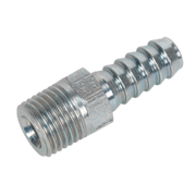 Sealey PCL Screwed Tailpiece Male 1/4" BSPT - 5/16" Hose - Pack of 5