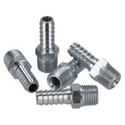 Sealey PCL Screwed Tailpiece Male 1/4" BSPT - 5/16" Hose - Pack of 5