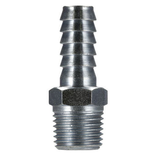 Sealey PCL Screwed Tailpiece Male 1/4" BSPT - 5/16" Hose - Pack of 5