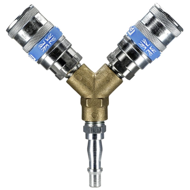 Sealey PCL Twin Coupling Y-Adaptor AC55