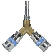 Sealey PCL Twin Coupling Y-Adaptor AC55