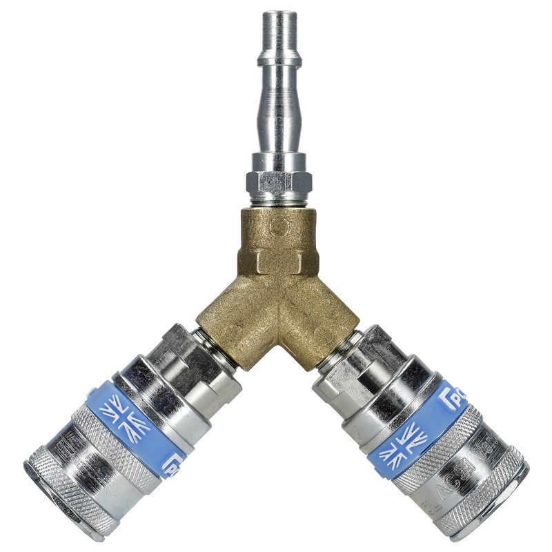 Sealey PCL Twin Coupling Y-Adaptor AC55