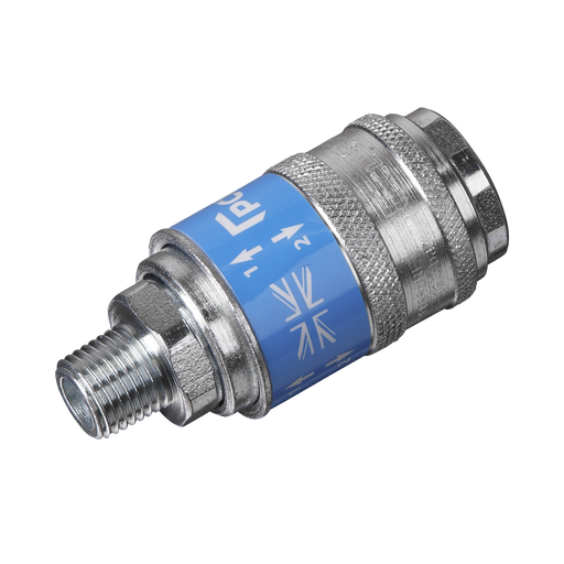 Sealey PCL Safety Coupling Body Male 1/4" BSPT AC56