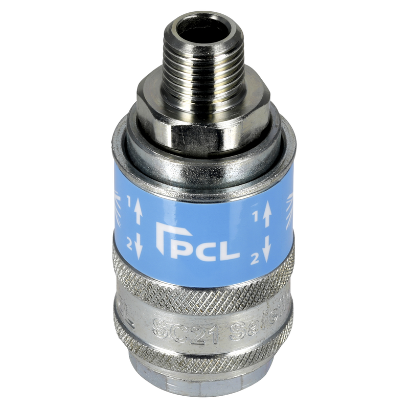 Sealey PCL Safety Coupling Body Male 1/4" BSPT AC56