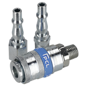 Sealey PCL Air Tool Coupling Kit 1/4" BSPT 3 Piece