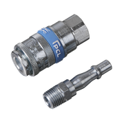 Sealey PCL Air Tool Coupling Kit 1/4" BSPT 2 Piece
