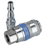 Sealey PCL Air Tool Coupling Kit 1/4" BSPT 2 Piece