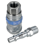Sealey PCL Air Tool Coupling Kit 1/4" BSPT 2 Piece
