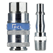 Sealey PCL Air Tool Coupling Kit 1/4" BSPT 2 Piece