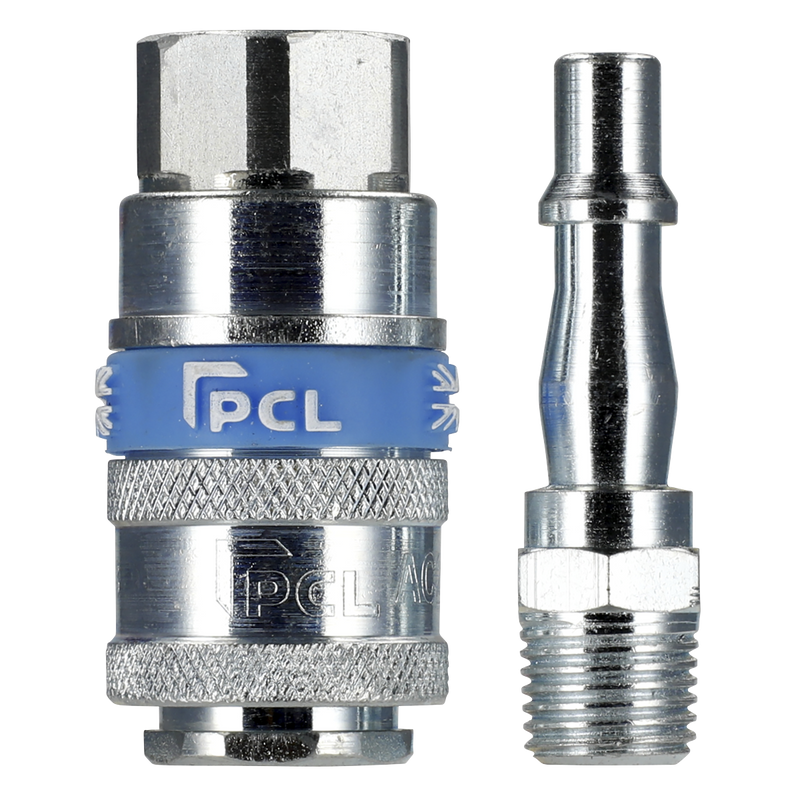 Sealey PCL Air Tool Coupling Kit 1/4" BSPT 2 Piece