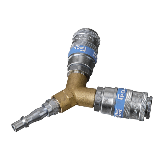 Sealey PCL Twin Coupling Y-Adaptor AC87 Standard