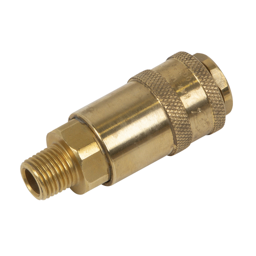 Sealey PCL Coupling Body Male 1/4" BSPT - Non-Corrodible AC91