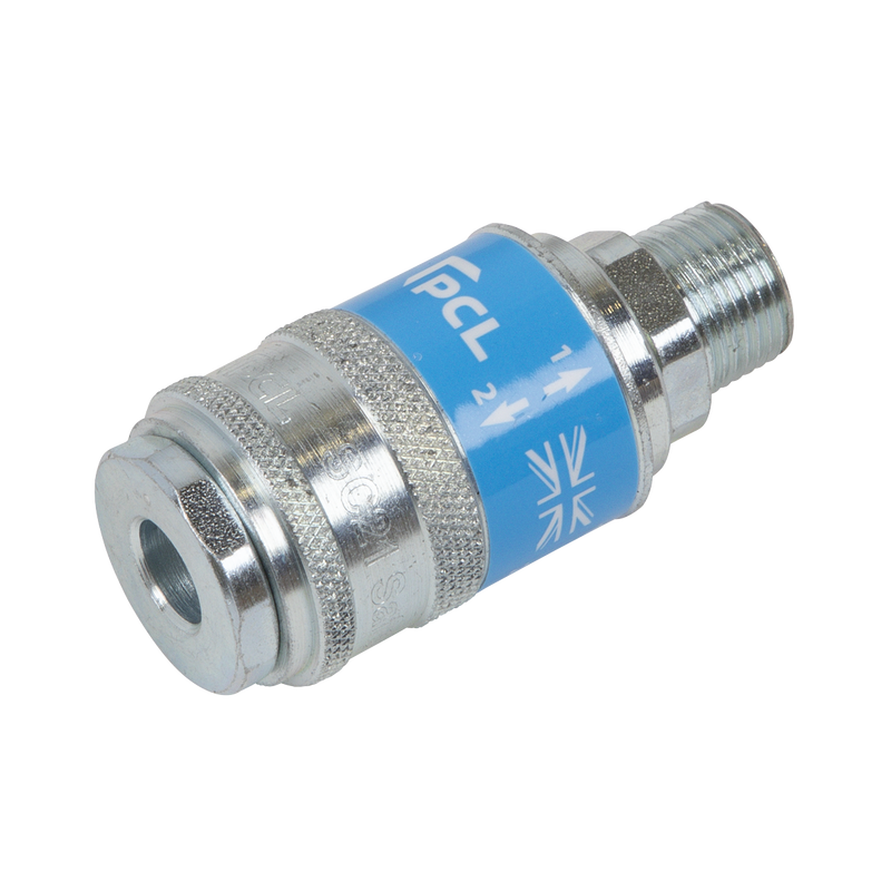 Sealey PCL Coupling Body Male 1/2"BSPT AC95 Safety Release