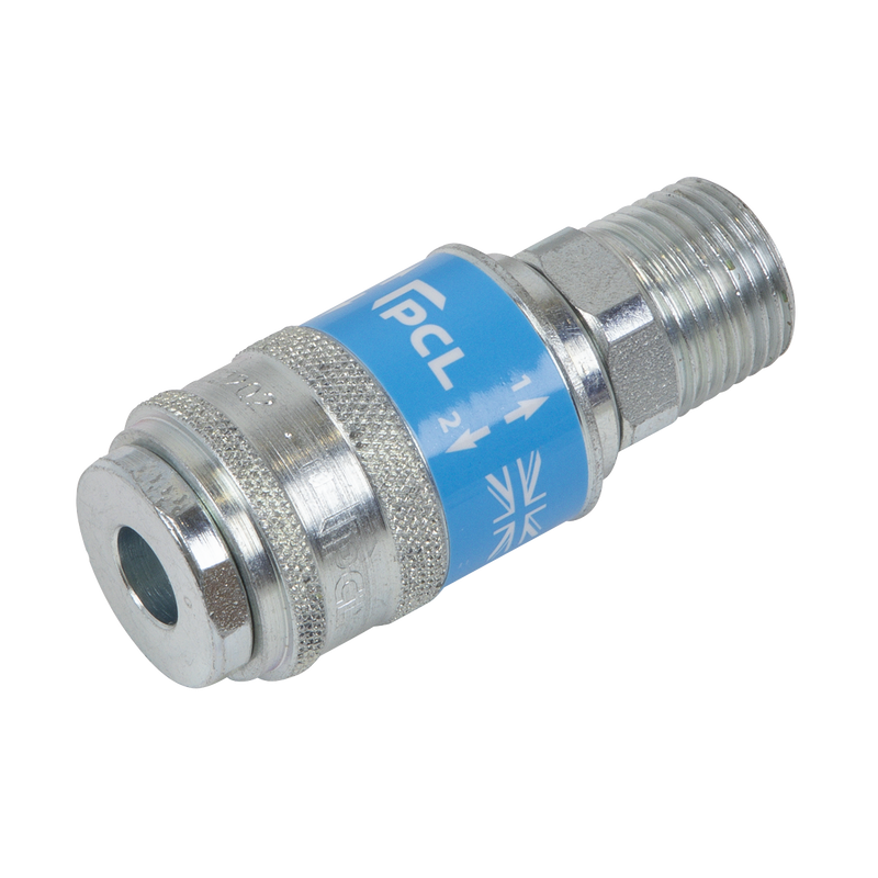 Sealey PCL Coupling Body Male 1/2"BSPT AC95 Safety Release