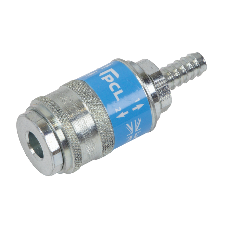 Sealey PCL AC96 Safety Coupling Body Tailpiece for 1/4" Hose - 0.18kg