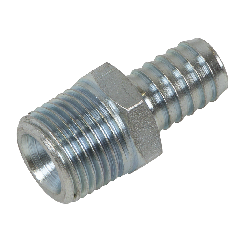 Sealey PCL Screwed Tailpiece Male 1/2" BSPT - Pack of 2
