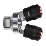 Sealey High Flow Coupling Body Female Thread 1/4" BSPT
