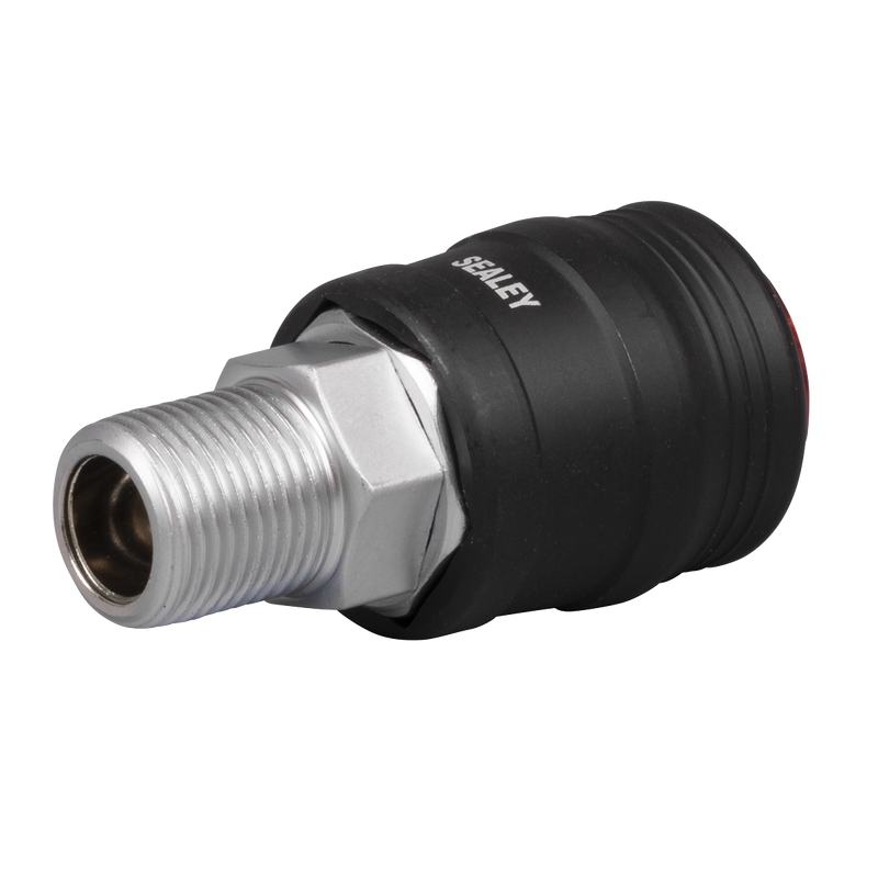 Sealey High Flow Coupling Body Male 1/4" BSPT