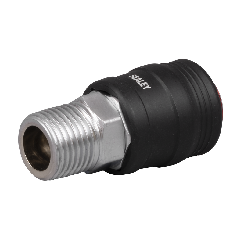 Sealey High Flow Coupling Body Male 1/4" BSPT