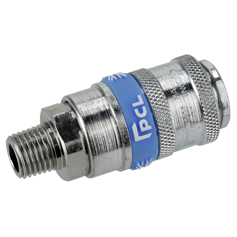 Sealey PCL Coupling Body Male 1/4" BSPT - Pack of 5