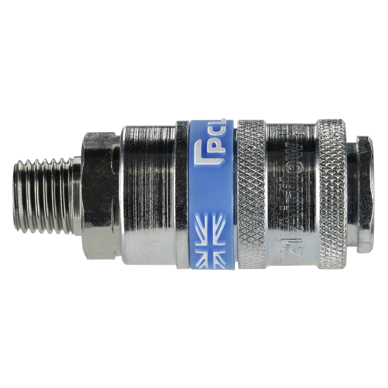 Sealey PCL Coupling Body Male 1/4" BSPT - Pack of 5
