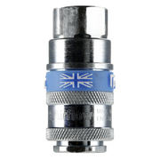 Sealey PCL Coupling Body Female 1/4" BSPT - Pack of 5