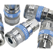 Sealey PCL Coupling Body Female 1/4" BSPT - Pack of 5