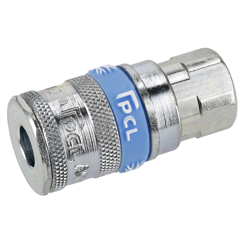 Sealey PCL Coupling Body Female 1/4" BSPT - Pack of 5
