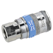 Sealey PCL Coupling Body Female 1/4" BSPT - Pack of 5