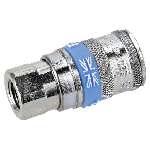 Sealey PCL Coupling Body Female 1/4" BSPT - Pack of 5