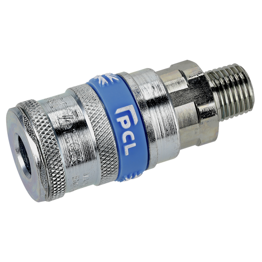 Sealey PCL Coupling Body Male 1/4" BSPT - Pack of 5