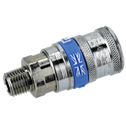 Sealey PCL Coupling Body Male 1/4" BSPT - Pack of 5