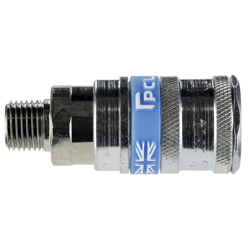 Sealey PCL Coupling Body Male 1/4" BSPT - Pack of 5