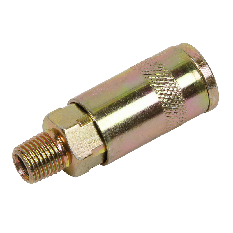 Sealey Coupling Body Male 1/4" BSPT - 0.13kg